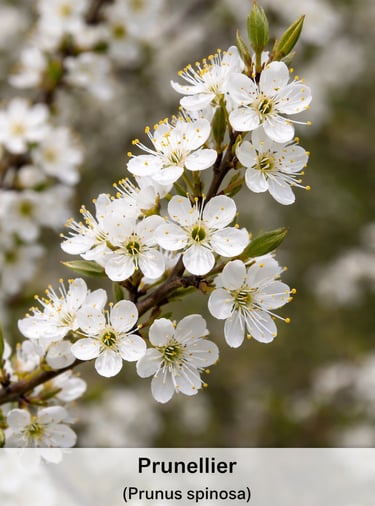 prunellier arbuste sauvage amenagement naturel Domaine du Parc Belbeuf
