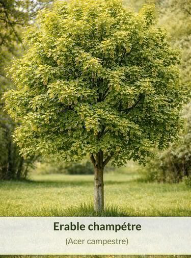 erable champetre arbre decoratif espaces verts lotissement Belbeuf