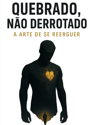 Capa do e-book Quebrado, Não Derrotado — guia de reconstrução emocional