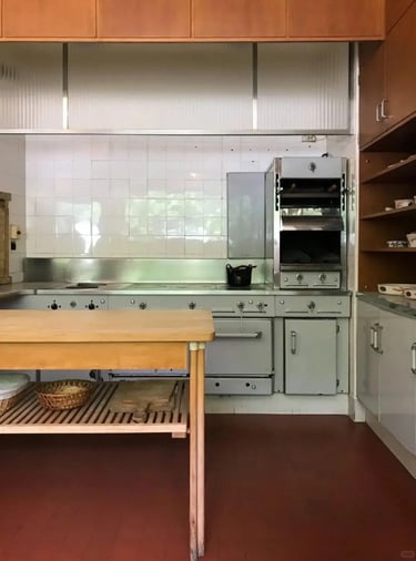 Warm Nordic kitchen with wood details and simple materials, showing practical modern living for toda