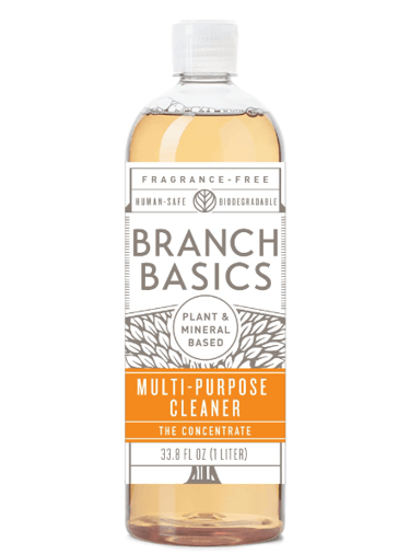 Branch Basics fragrance free all-purpose cleaner concentrate bottle for non-toxic multi-surface 
