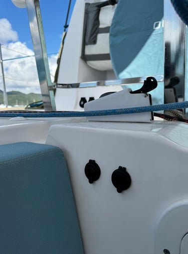 Yacht cockpit power upgrade