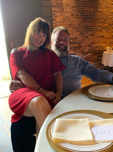 Alan Caldwell and his wife, Author, Husband, Father