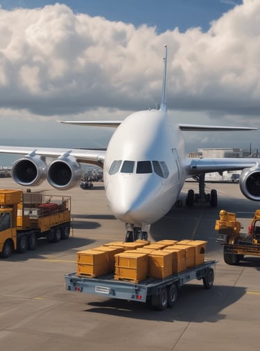 A distribution truck loaded with cement bags ready for delivery.