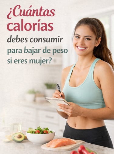 Conocer tus calorías diarias es el primer paso para bajar de peso de forma inteligente y sostenible.