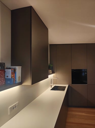 Giulia Sbrogiò | designer - cucina -living room - cucina su misura