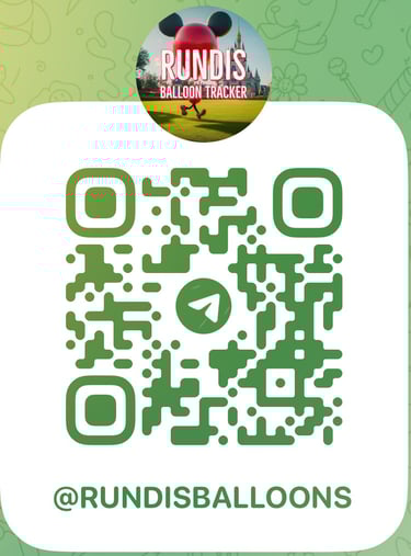 runDisBalloons on Telegram - get updates on the Balloon Lady locations during runDisney races
