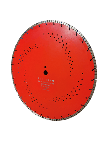 Disque laser ventilé scie de chantier