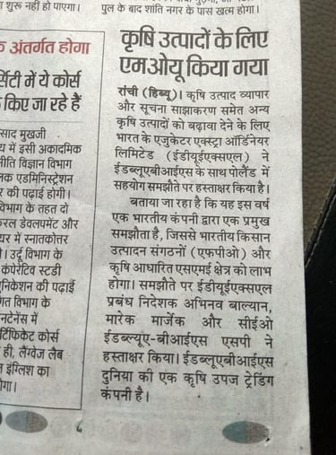 MOU with Poland by EduExl