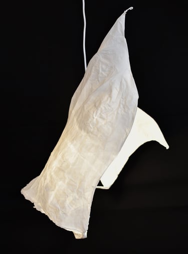 voile latine suspension lumineuse papier Sète