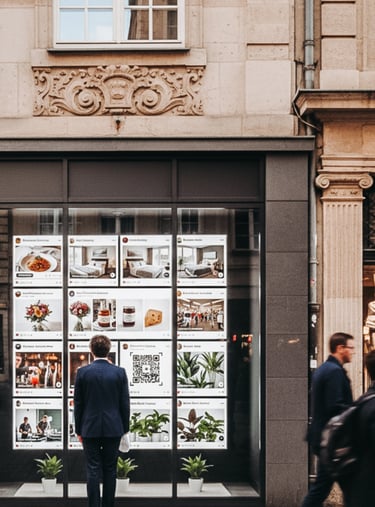 Conteúdos digitais para atrair clientes online.