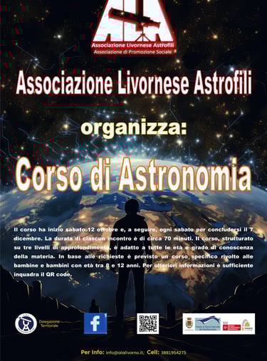 Manifesto Corso di astronomia