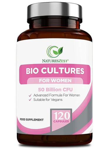 Women’s Probiotics for UTI, Gut & Digestive Support – 50 Billion CFU with Prebiotics, 4 Months’ Supp