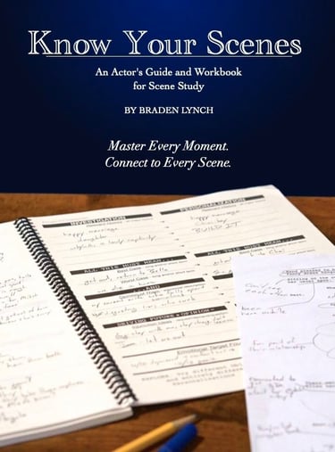 scene study scene analysis breakdown workbook