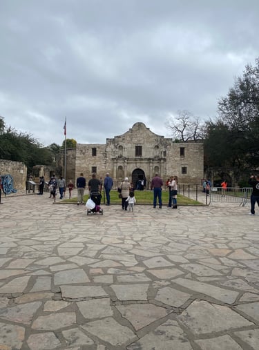 A Winter Day in San Antonio's Alamo