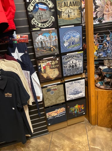 Souvenir shopping in San Antonio Texas