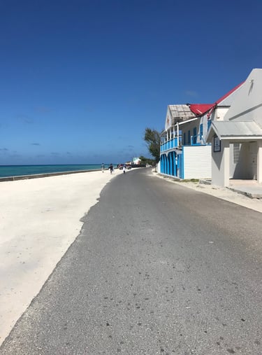Long Stretches of empty beaches at Cockburn Town