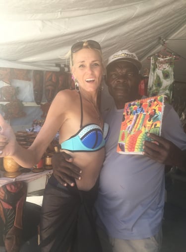 The Locals in Cockburn Town make Grand Turk