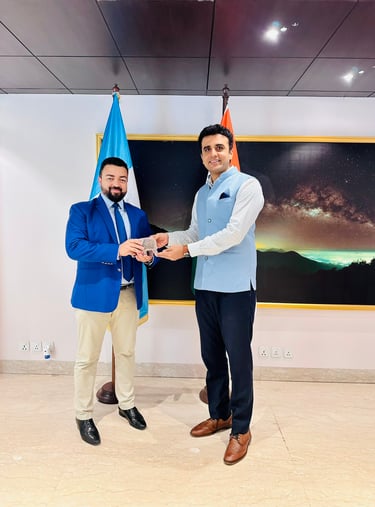 President & CEO Mr. Abhinav Balyan at the Embassy of Guatemala