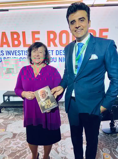 President of Chamber India Mr. Abhinav Balyan with Parliamentary Secretary of BMZ, Germany