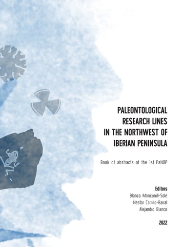 Cover of the book Paleontological research lines in the Northwest of Iberian Peninsula.