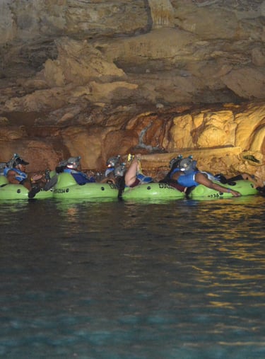 cave tubing with the best company in Belize 