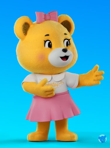 mascote 3D personagem 3D