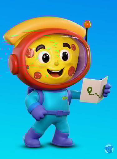 mascote 3D e personagem 3D