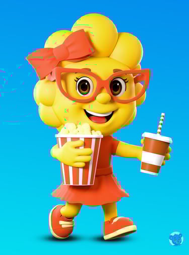 mascote 3D e personagem 3D