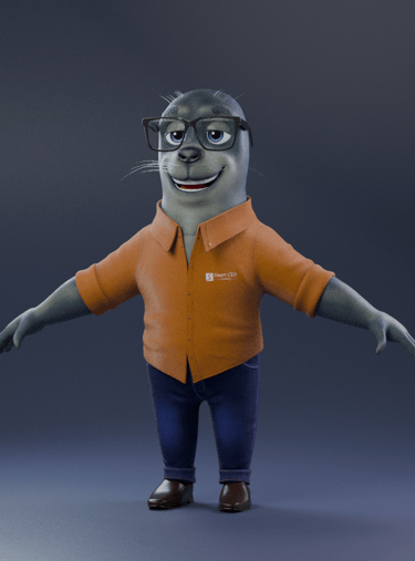 mascote 3D e personagem 3D