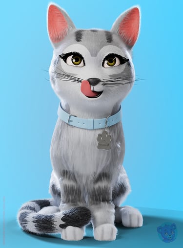 mascote 3D, personagem 3D