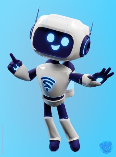 mascote 3D e personagem 3D