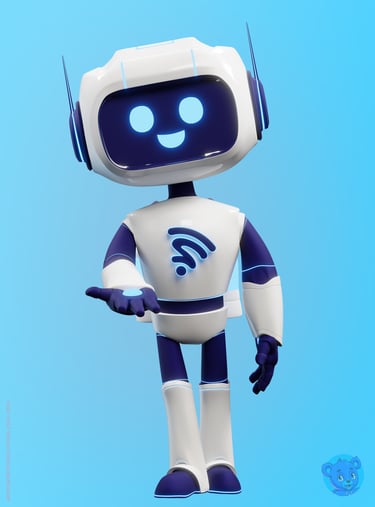 mascote 3D e personagem 3D