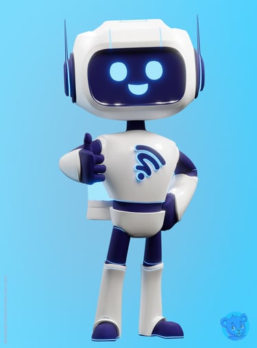 mascote 3D e personagem 3D