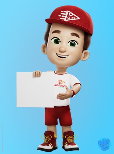 mascote 3d personagem 3d