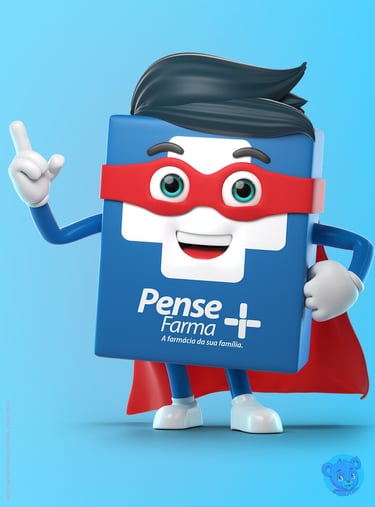 mascote 3D e personagem 3D