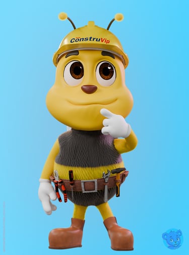 mascote 3D e personagem 3D