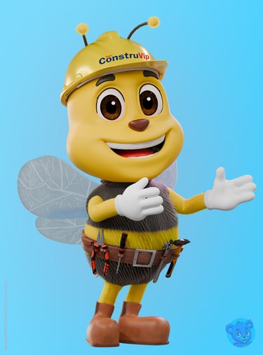 mascote 3D e personagem 3D
