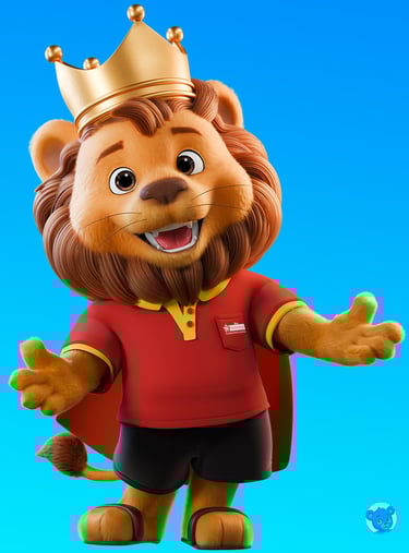 mascote 3D e personagem 3D