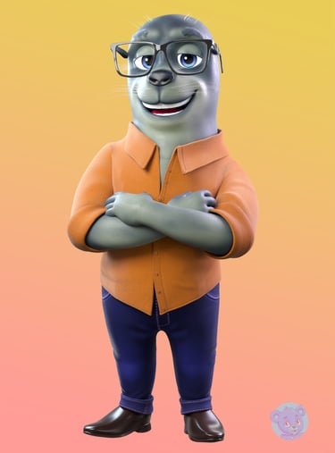 mascote 3D e personagem 3D