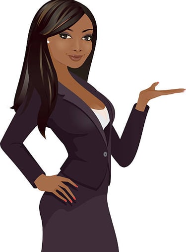 black businesswoman image