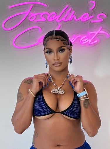 Another beautiful Joseline Hernandez photo in a bikini top. baby hair