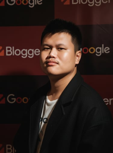 a man in a black jacket and a white shirt