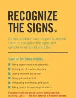 recognize the signs brochure