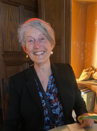 Author Susan Baur smiling for a picture. 