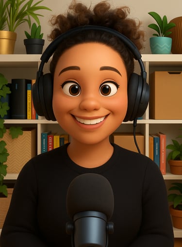 Disney Pixar-style cartoon image of Coach Kym.