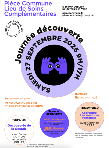 Atelier Gestalt à Pièce Commune, Carine NOTTON et Ludmilla COLLET