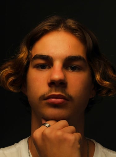 a man with a ring on his finger