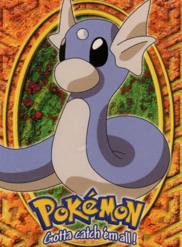 E10 Of E12 Dratini Topps Pokémon The First Movie