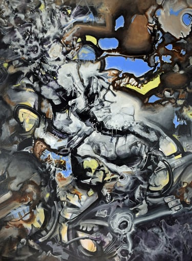 Abstract painting by Eric Stiles.